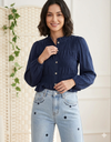 Blusa nido de abeja